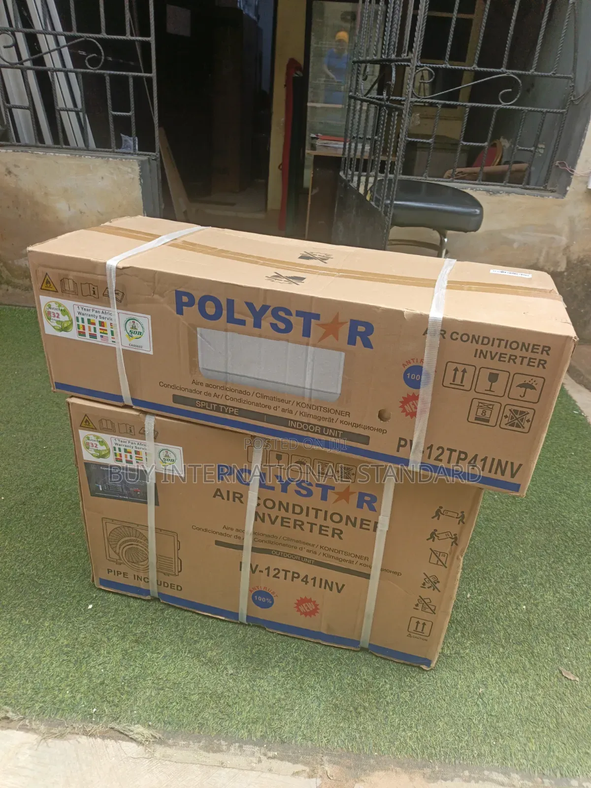 Polystar 1.5hp Inverter Split AC - Black | Efficient Cooling