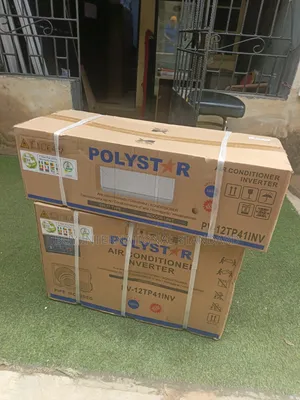 Polystar 1.5hp Inverter Split AC - Black | Efficient Cooling