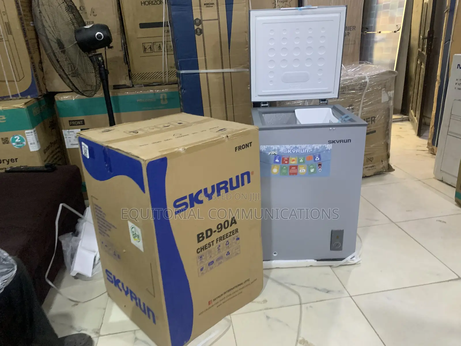 Skyrun 90L Compact Chest Freezer