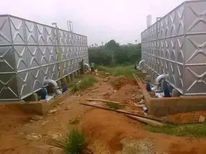 Pressed Steel Galvanized Tank Panels Available