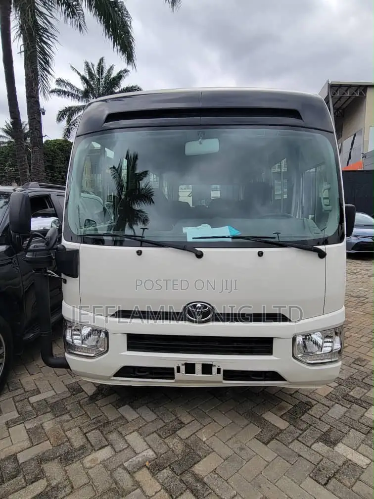 New Toyota Coaster 2025 White