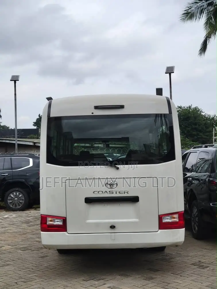 New Toyota Coaster 2025 White