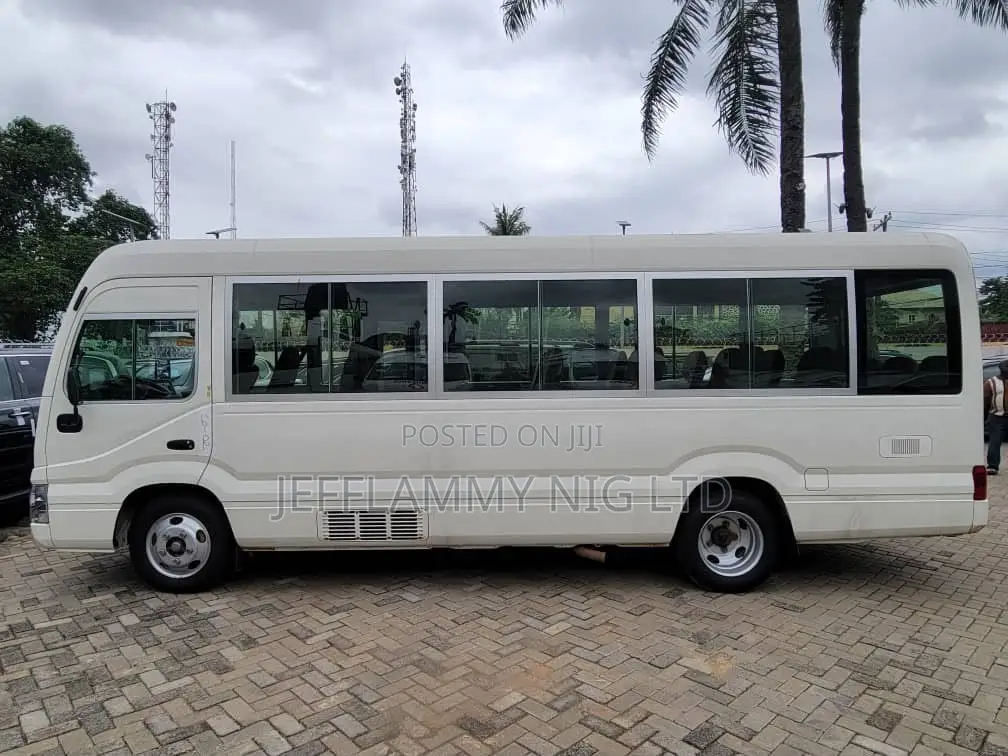 New Toyota Coaster 2025 White