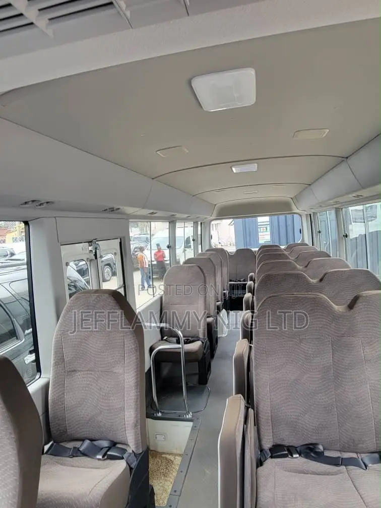 New Toyota Coaster 2025 White