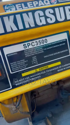 Fairly Used Generator 2.5KVA