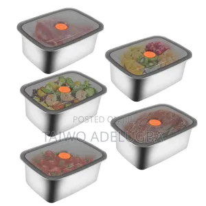 5in1 Stainless Steel Seal Container Set