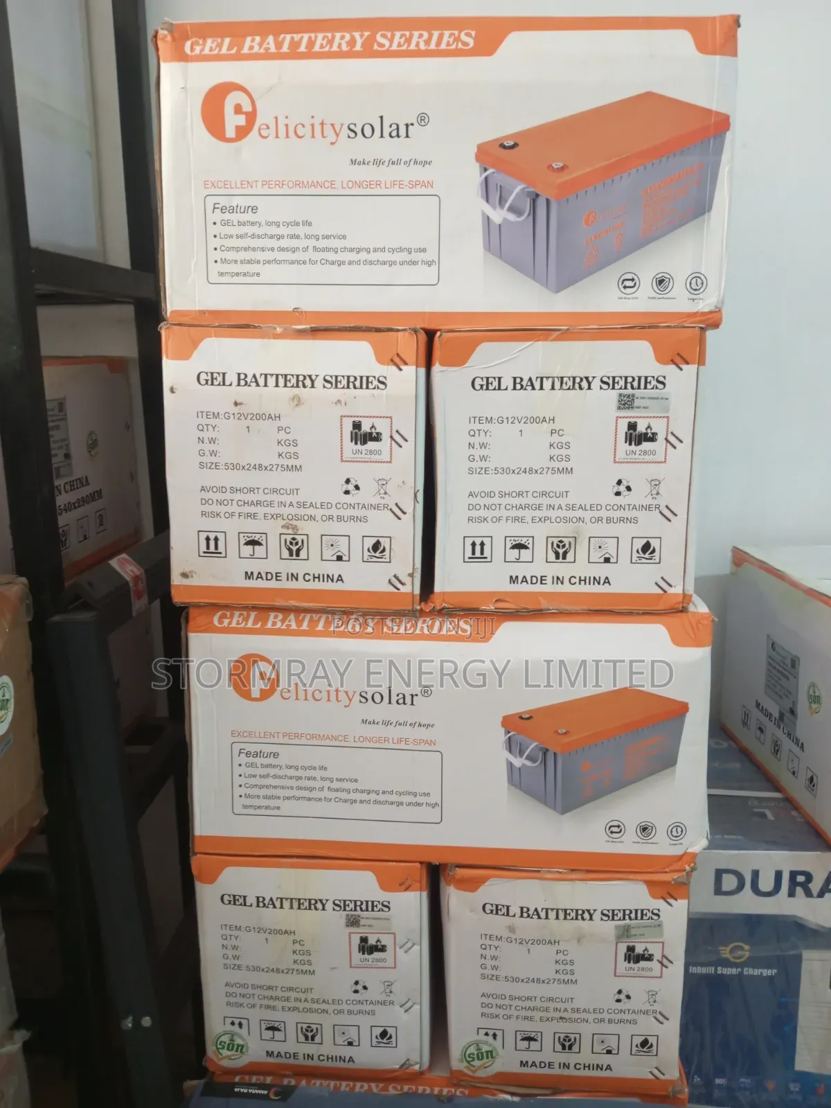 Felicity 200Ah Gel Battery