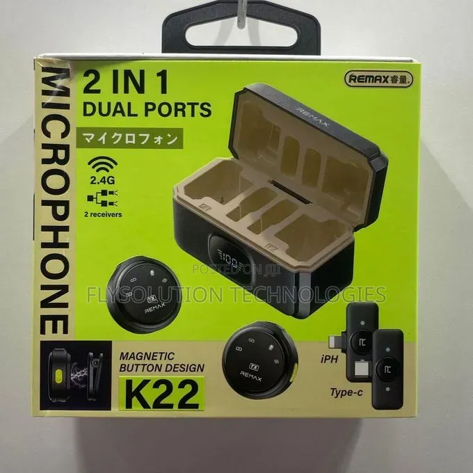 Remax 2-in-1 Wireless Microphone