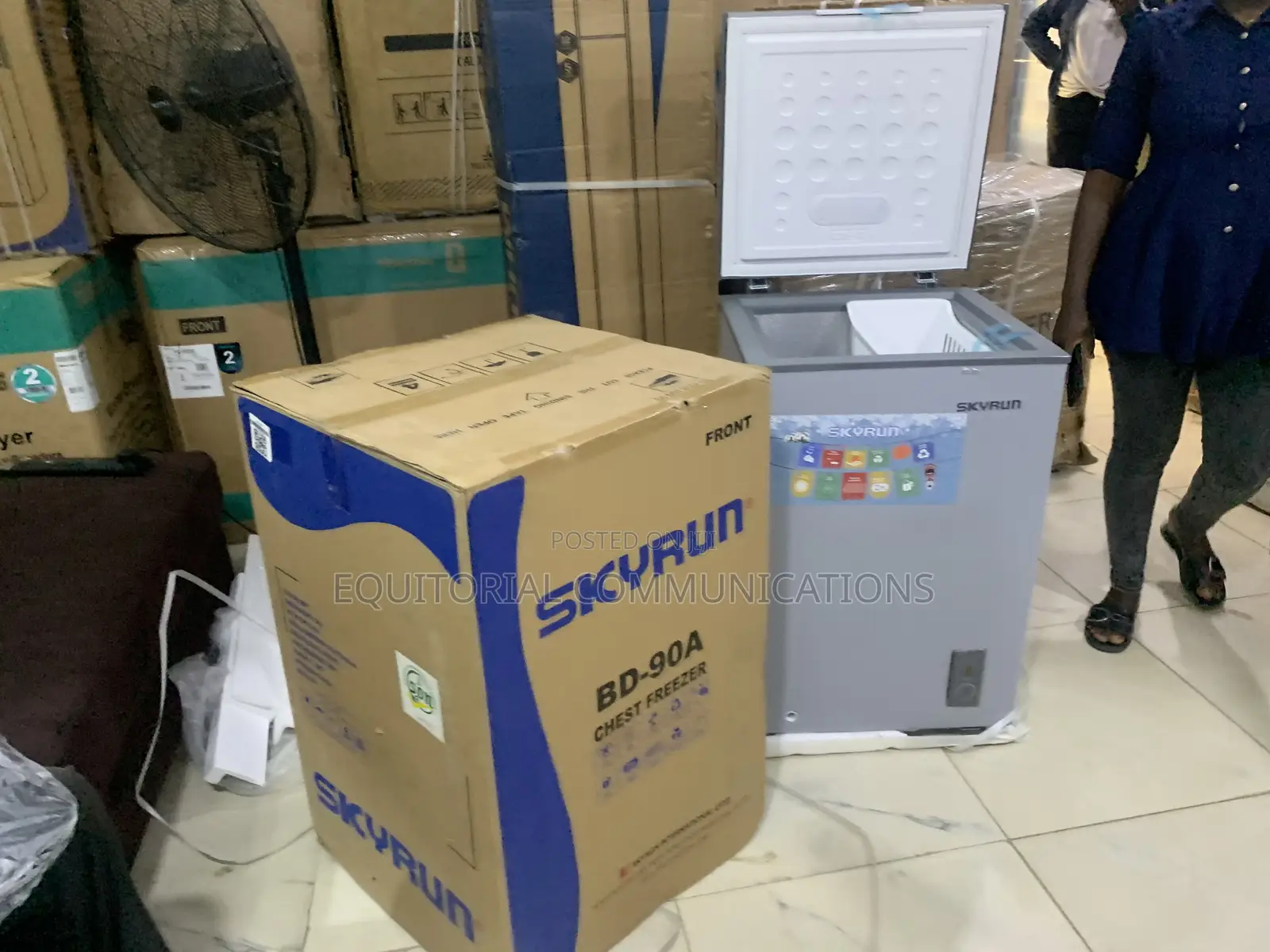 Skyrun 90L Freezer for Restaurant Use