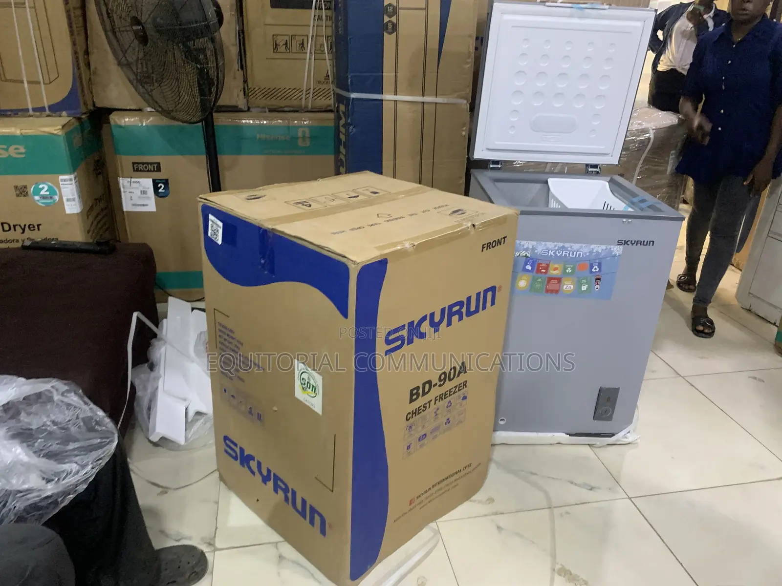 Skyrun 90L Freezer for Restaurant Use
