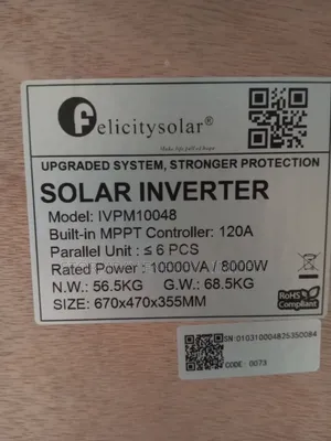 Felicity 10kva Hybrid Inverter IVPM
