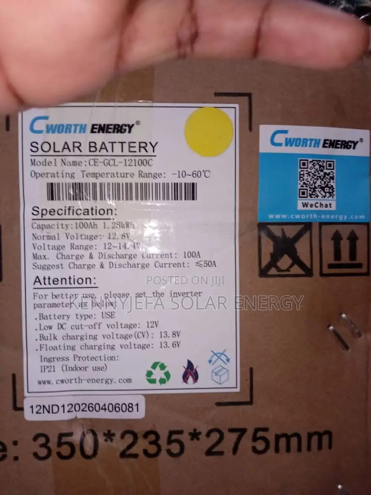 100Ah Lithium Battery Cworth