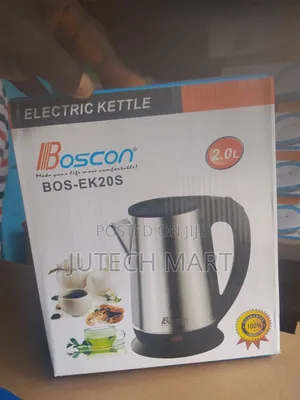 Boscon Electric Jug 2L | Fast Boiling | Anti-Scald Handle Boscon