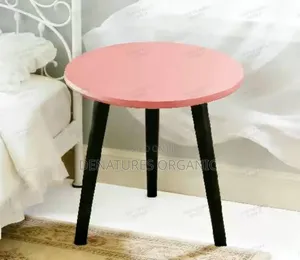 Modern Round Faux Marble Side Table / End Table (Available in 9 Colors