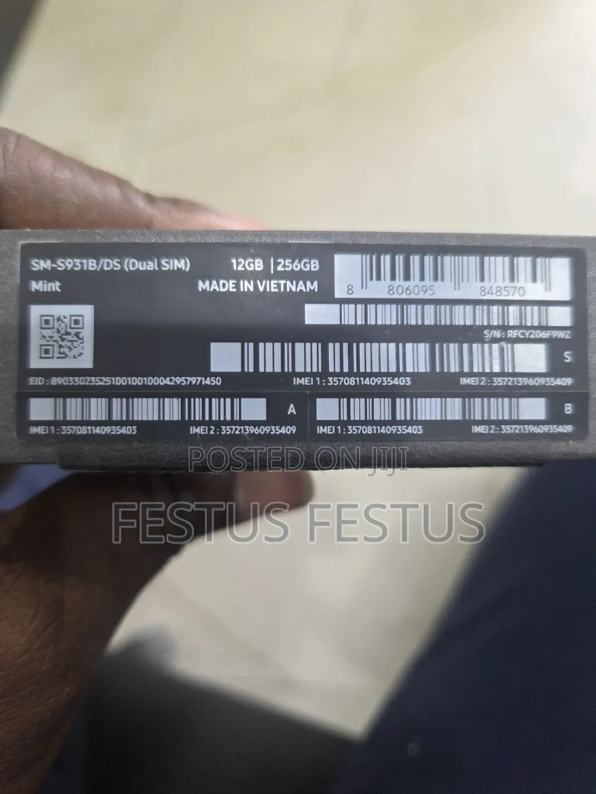 Samsung Galaxy S25 256 GB White