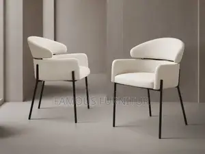 Modern Upholstered Accent Chairs Featuring Curved