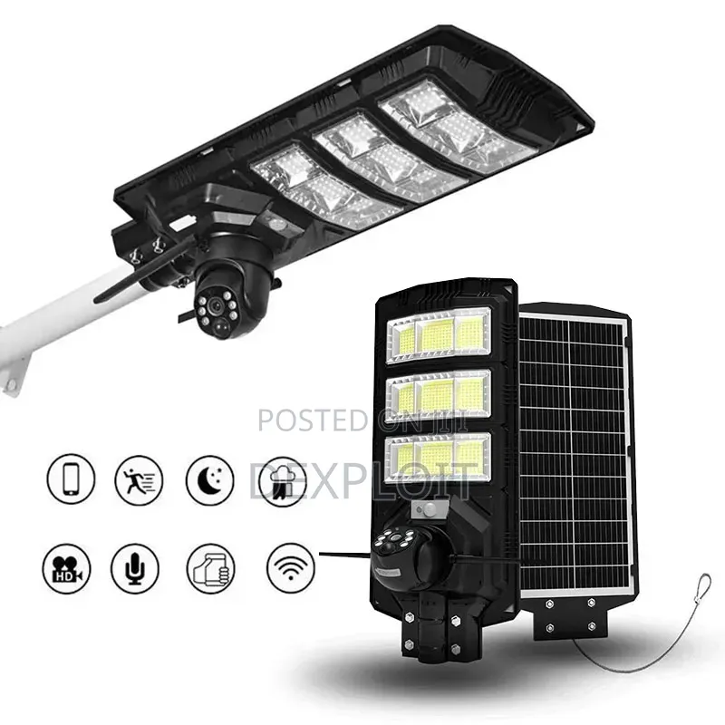Crossfire Solar Street Light With 4g/5g Camera