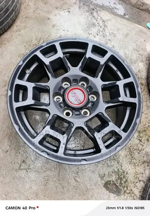 Heavy Duty Black and Silver Off Road Alloy Wheels Size 17