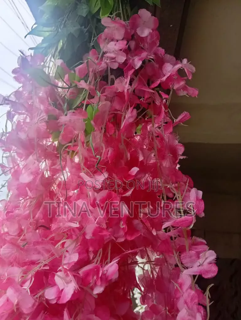 Artificial Dropping Flowers. Available in Different Colors.