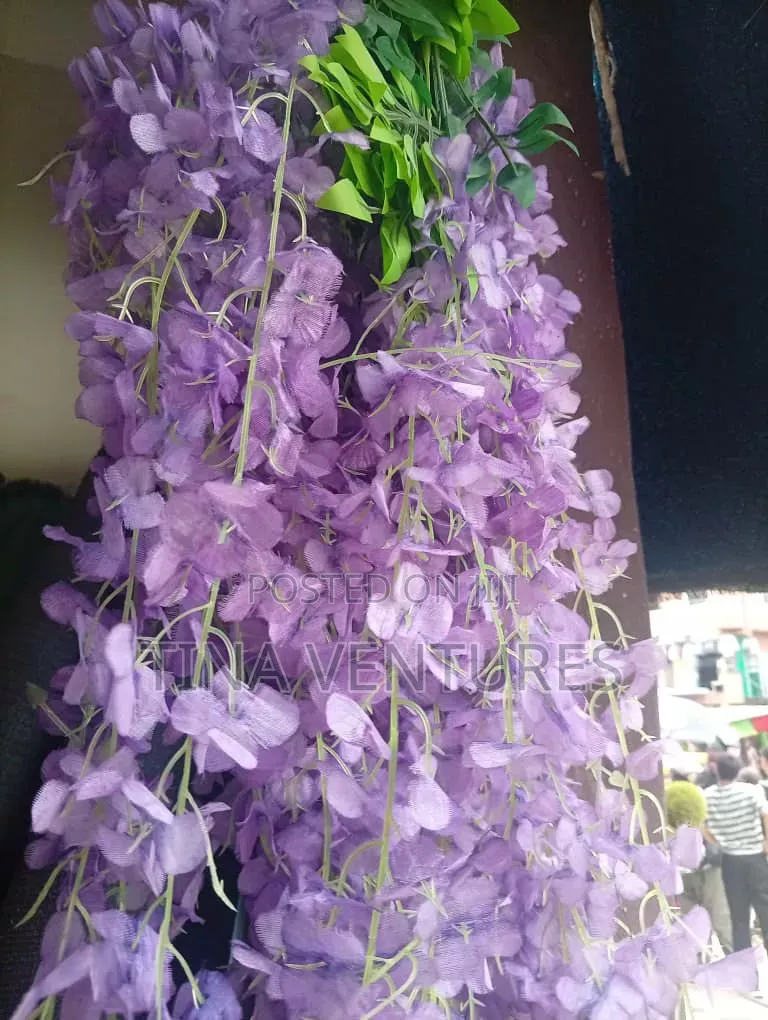 Artificial Dropping Flowers. Available in Different Colors.