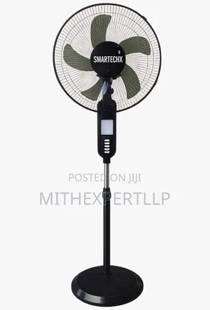 SMX 16" AC/DC Standing FAN SMX0010 - With Solar Panel
