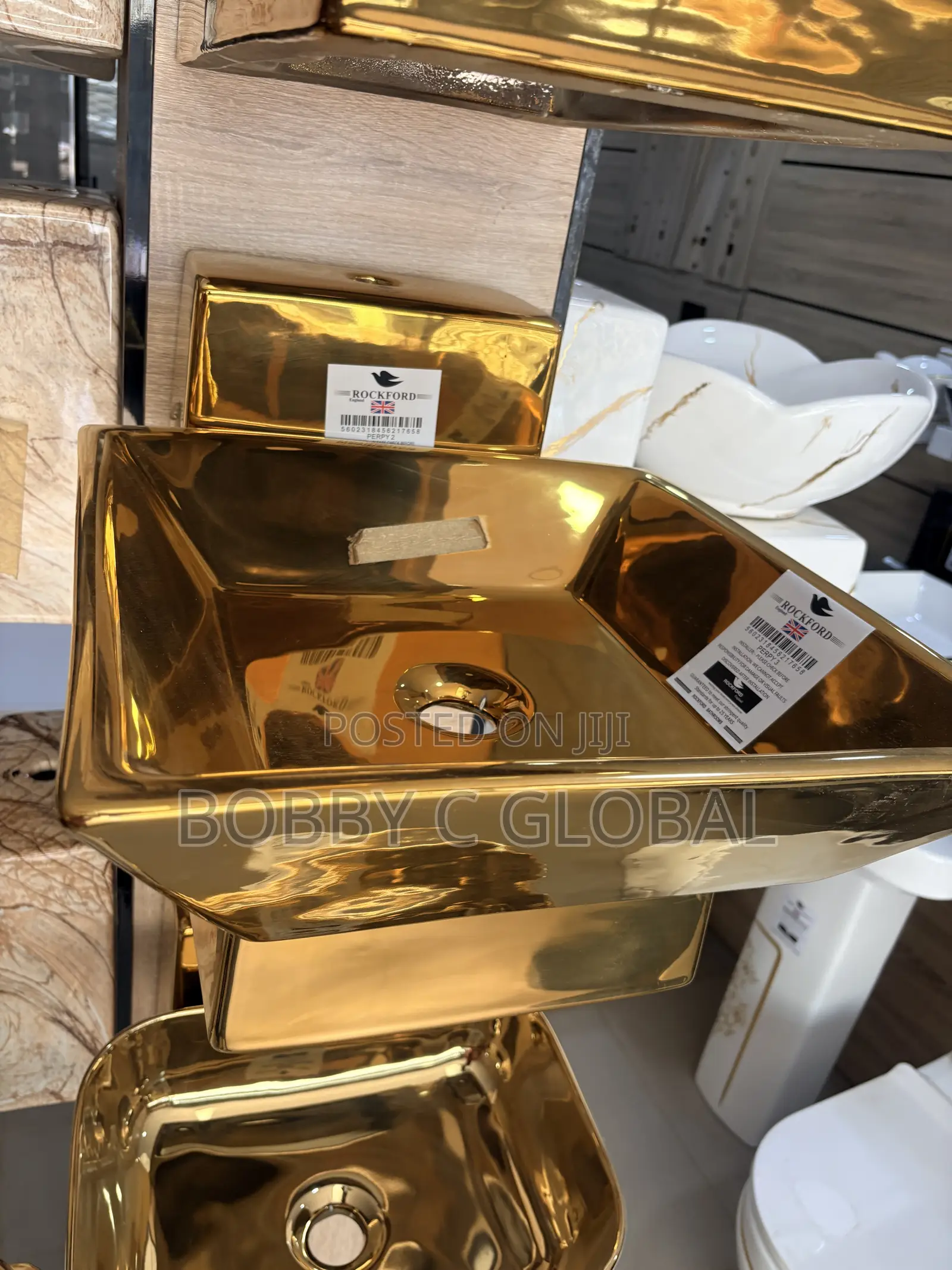 High Quality Luxury Gold Basin
