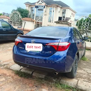 Toyota Corolla 2016 Blue