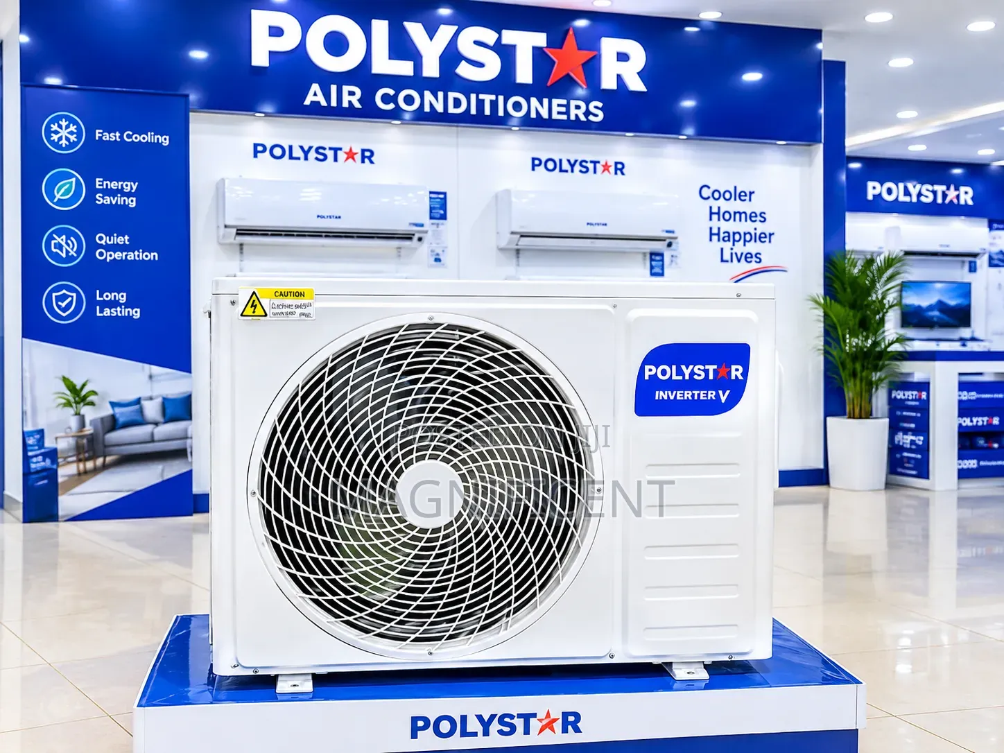 Polystar 2HP Inverter Split Air Conditioner – Powerful Energy Saving