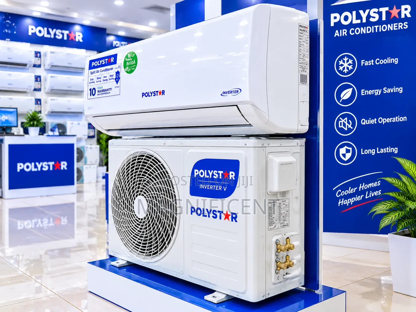 Polystar 1HP Inverter Split Air Conditioner – Powerful Energy Saving