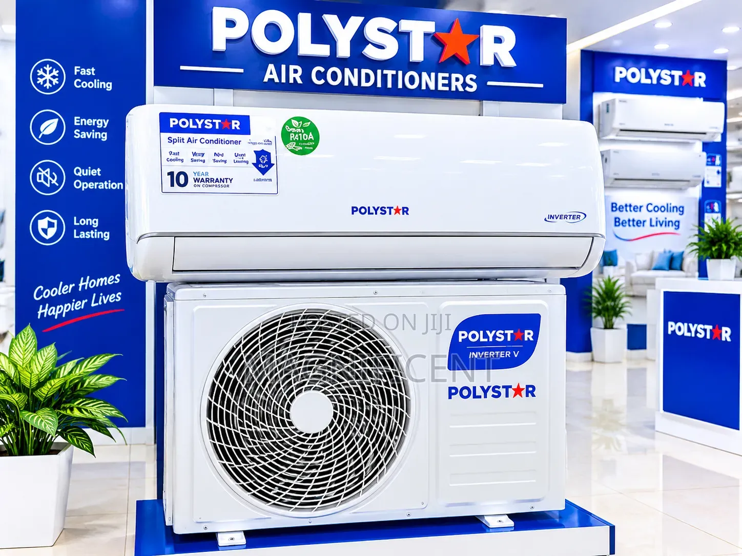 Polystar 1HP Inverter Split Air Conditioner – Powerful Energy Saving