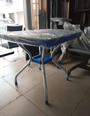 Stainless Legs Plastic Foldable Table