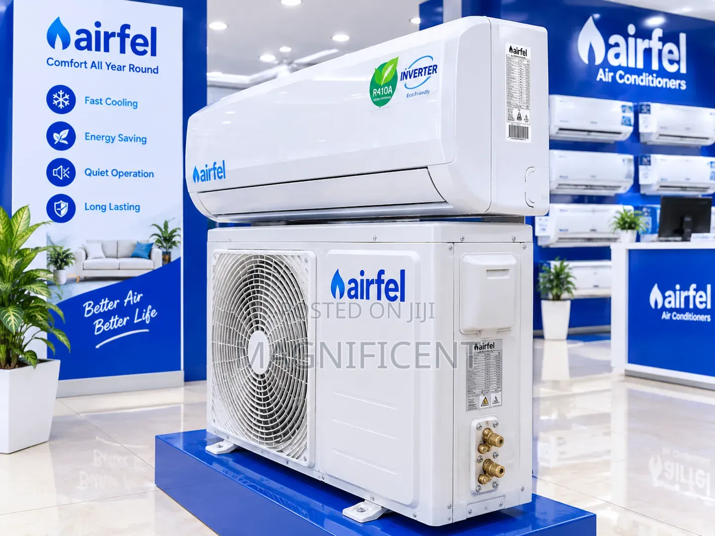 Airfel 2.5HP Inverter Split Air Conditioner Powerful Cool Energy Sav
