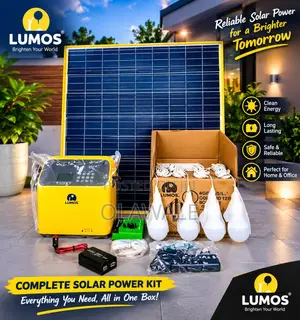 Lumos L1 160W Solar Home System | 320Wh Battery | 2-Year Warranty