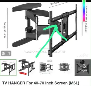 40-70” TV Moveable Bracket With Free Professional Installation Lagos