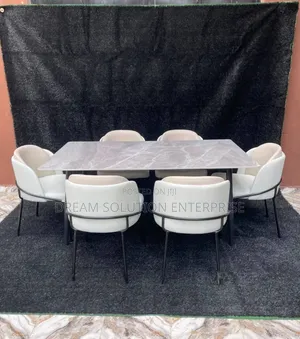 Standard Quality Imported Foreign Dinning Table With Six Chairs