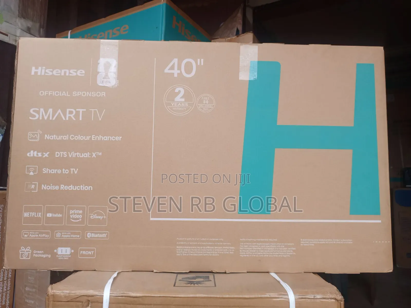 Hisense 40” Smart Led TV | 40a4s