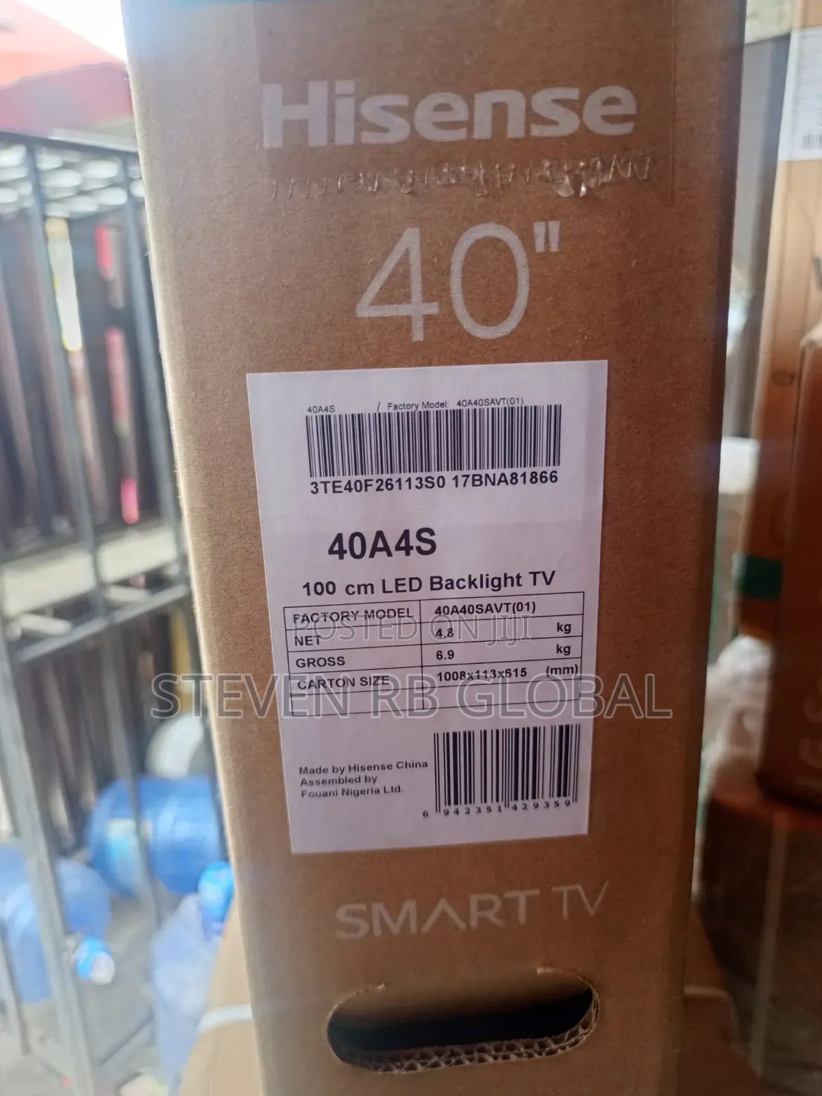 Hisense 40” Smart Led TV | 40a4s