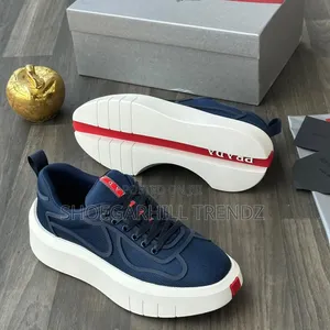 Men Prada Lace and Slipon Sneakers