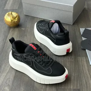 Men Prada Lace and Slipon Sneakers