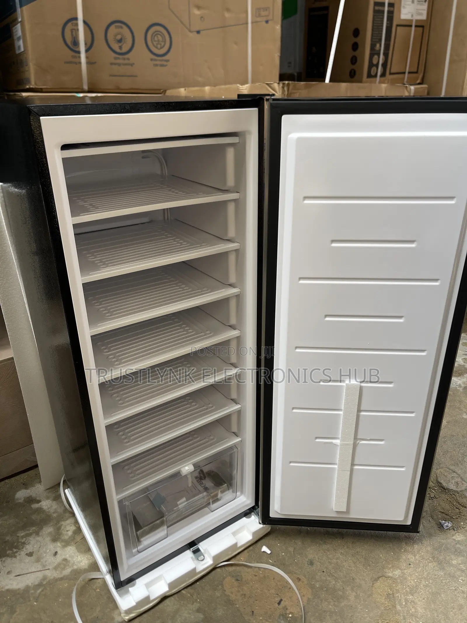 Bruhm Inverter Upright Ice Block Freezer