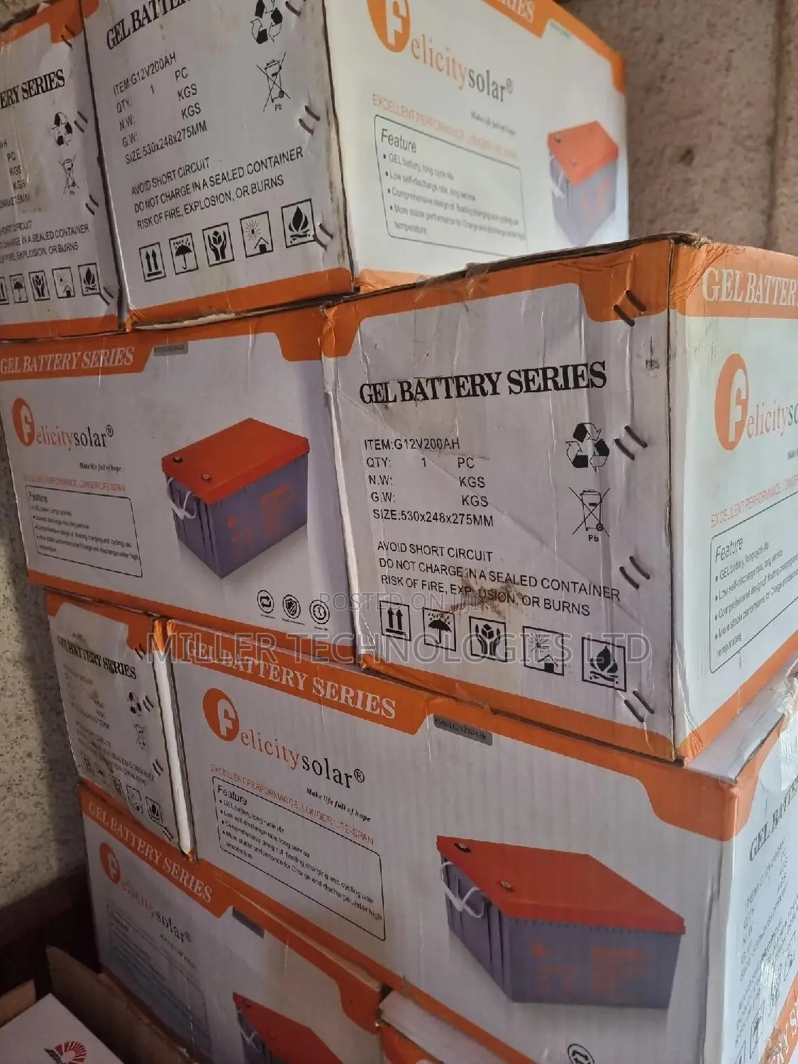 Felicity 200ah Dry Cell Battery