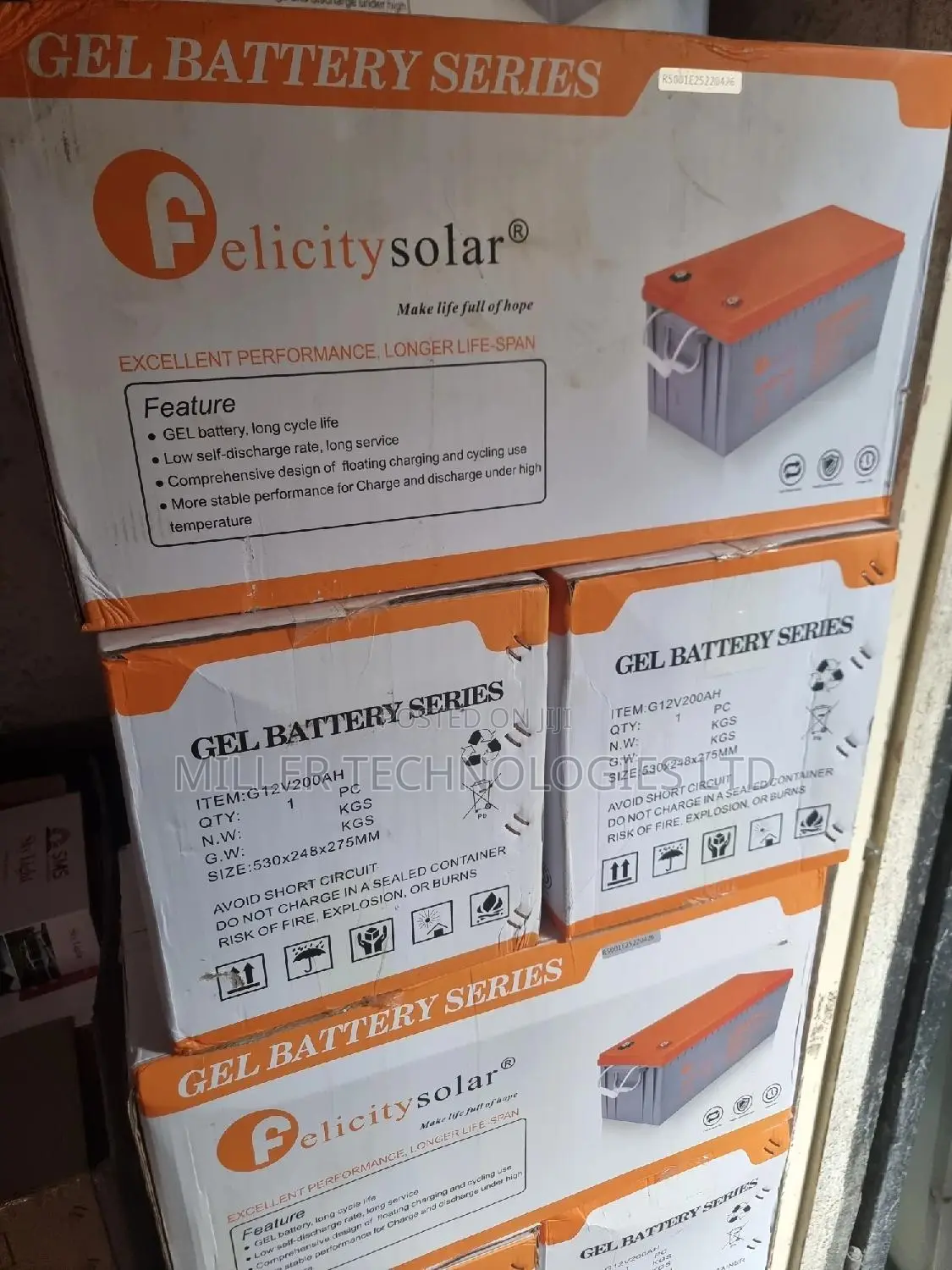 Felicity 200ah Dry Cell Battery