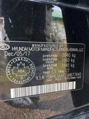 Hyundai Sonata 2018 Black