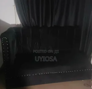 Luxury Black Upholstered Armchair / Single Seater Sofa Chair