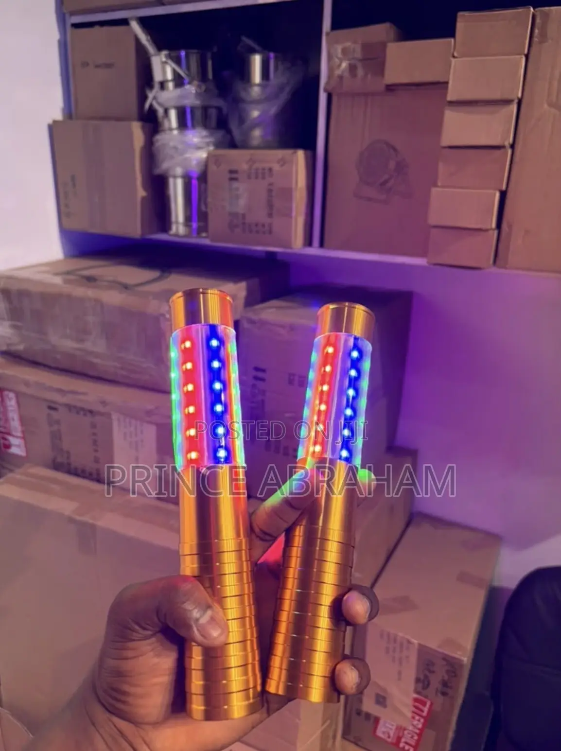 Short Champagne RGB Light