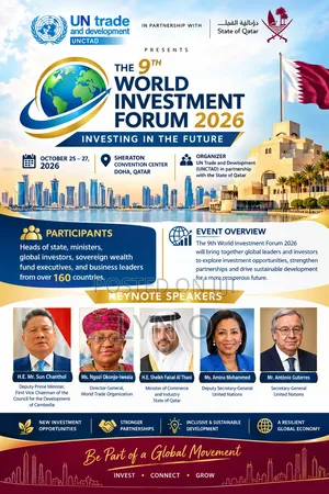 UN CONFERENCE'S in Qatar, Abu Dhabi (Dubai) and Saudi Arabia