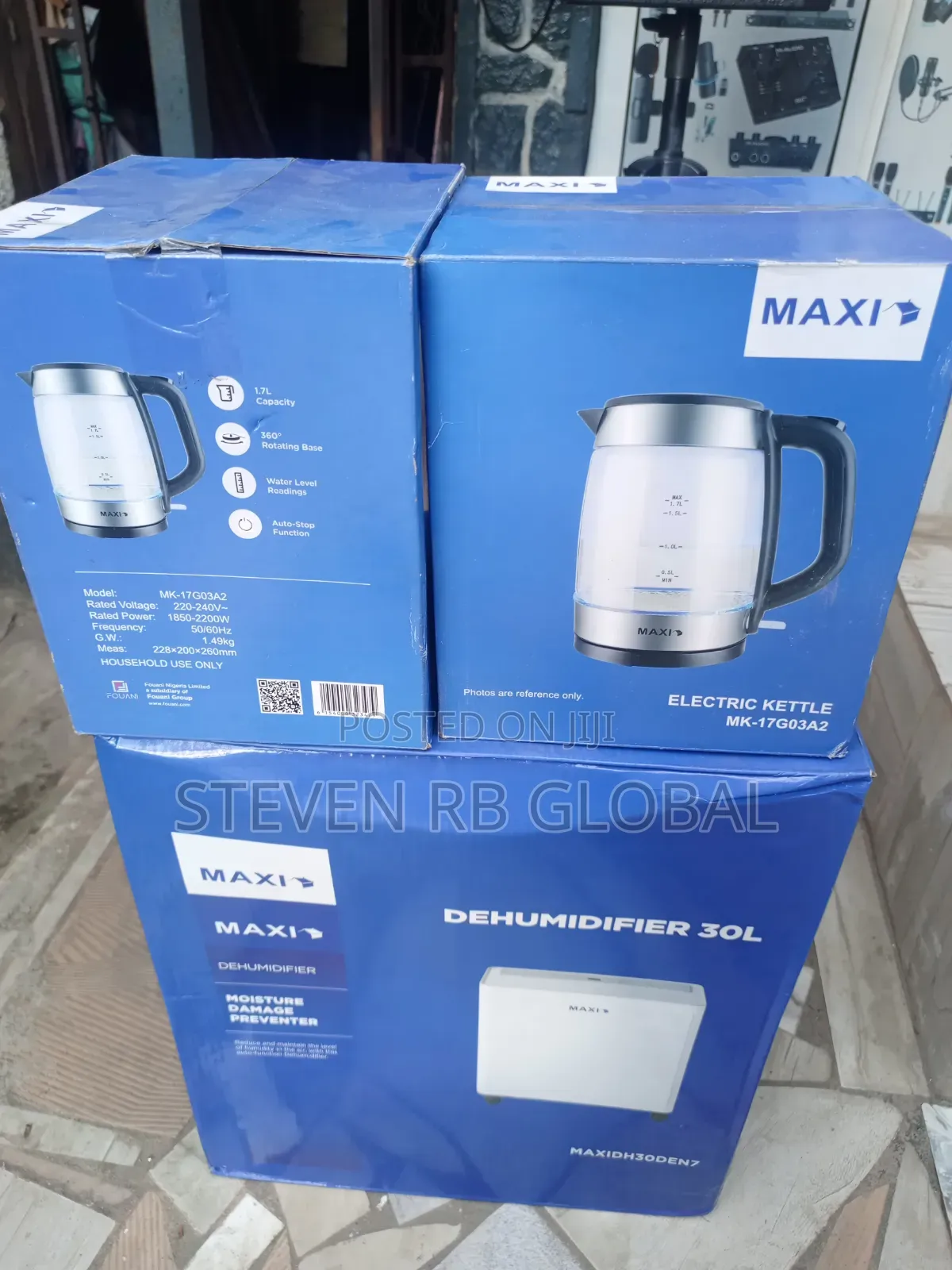 Maxi 1.7l Glass Electric Kettle | Mk-17go3a2
