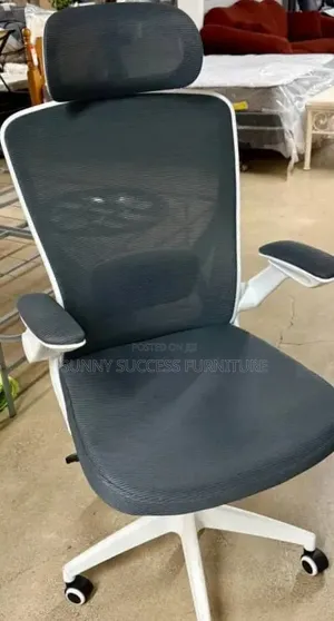 Ergonomic Swivel Office Chair With Headrest