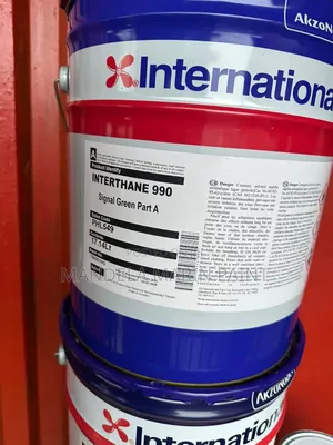 Interthane 990 Signal Green Part a and B