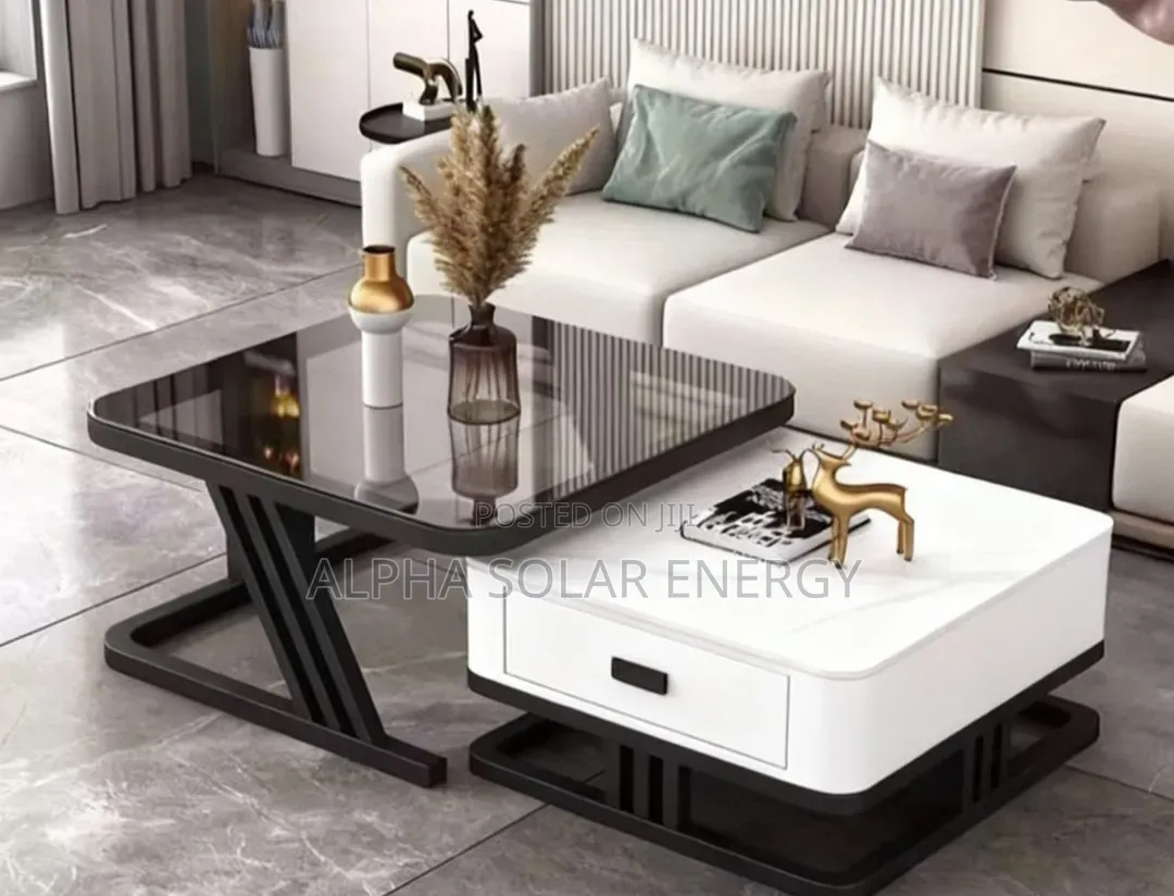 Modern 2-in-1 Nesting Center Table Set